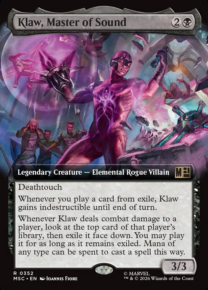 Klaw, Master of Sound Extended Art