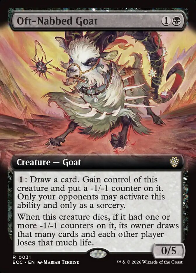 Oft-Nabbed Goat Extended Art