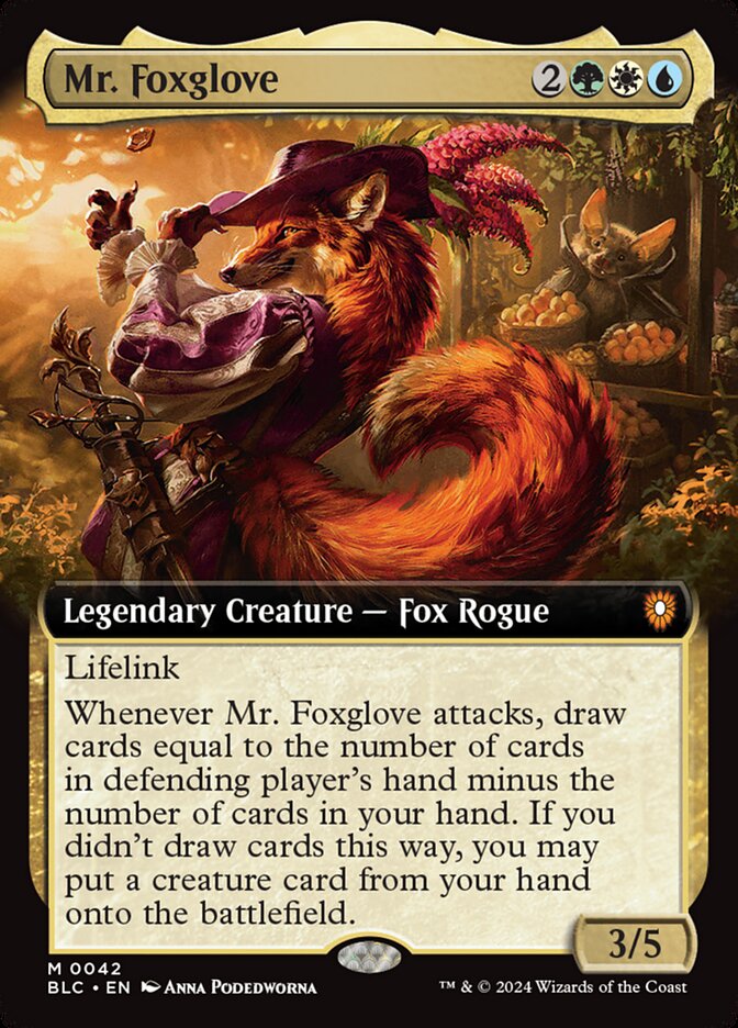 Mr. Foxglove Extended Art