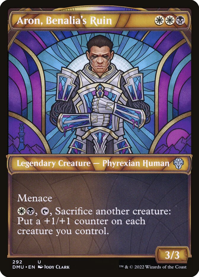 Aron, Benalia's Ruin Showcase Foil