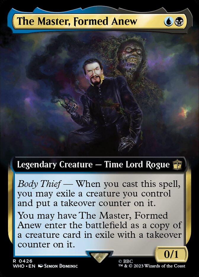 The Master, Formed Anew Extended Art Foil