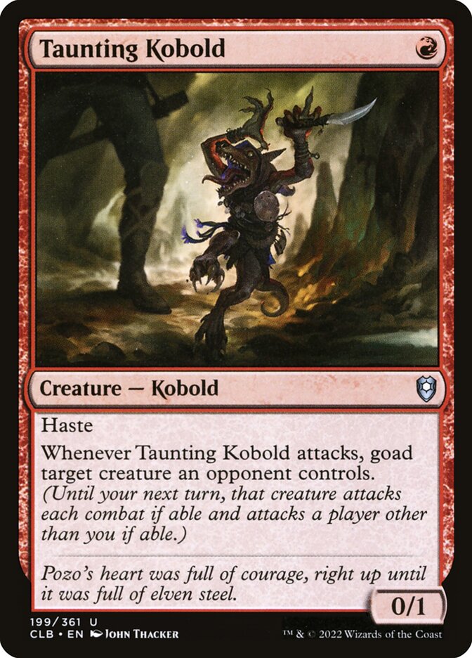 Taunting Kobold Foil