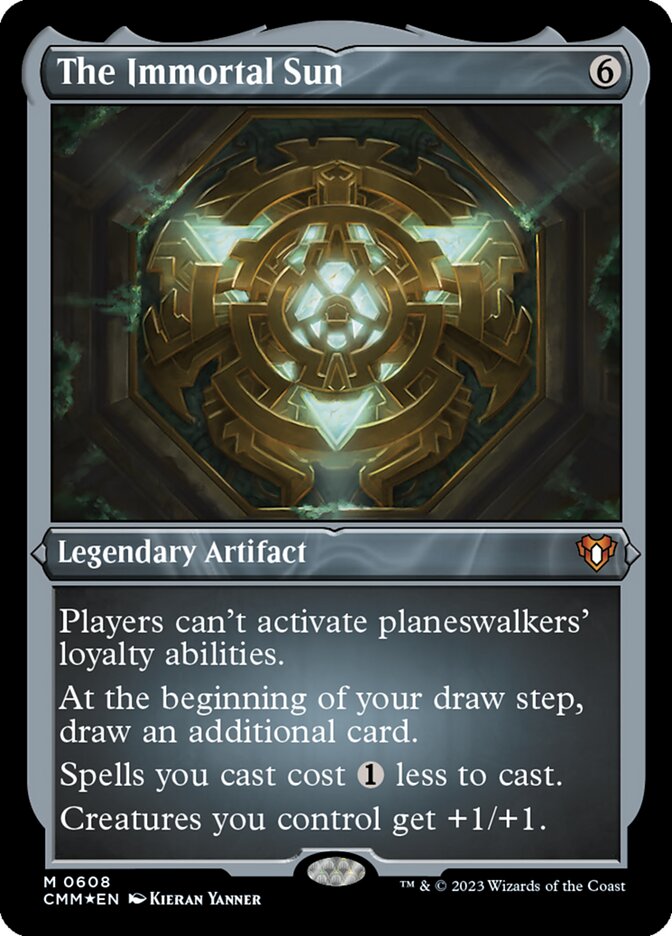 The Immortal Sun Etched Foil