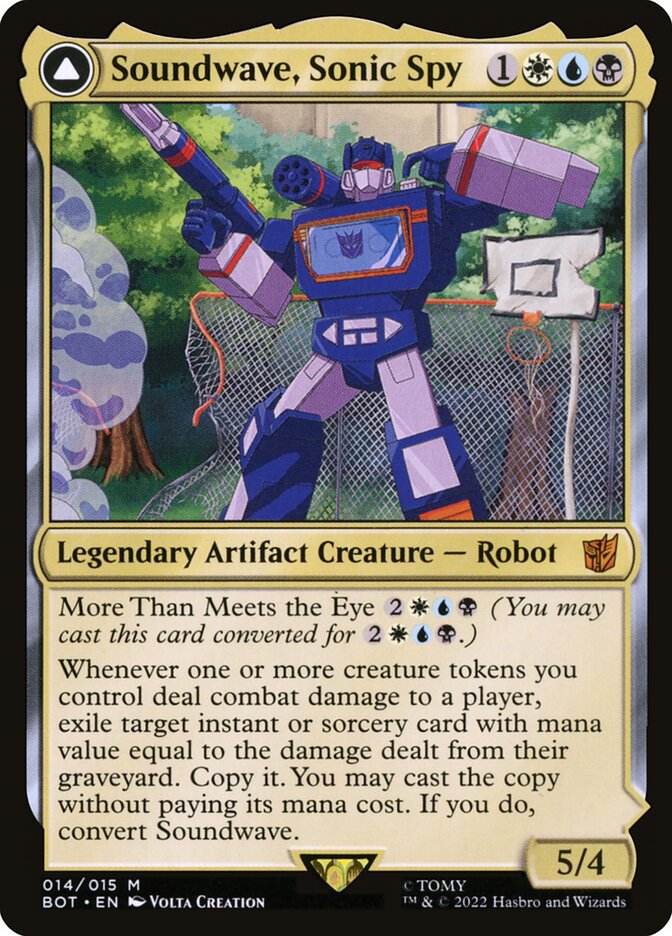 Soundwave, Sonic Spy // Soundwave, Superior Captain Foil