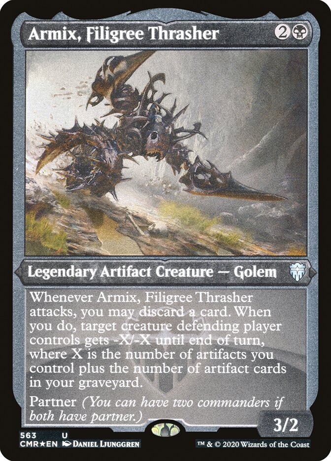 Armix, Filigree Thrasher Etched Foil