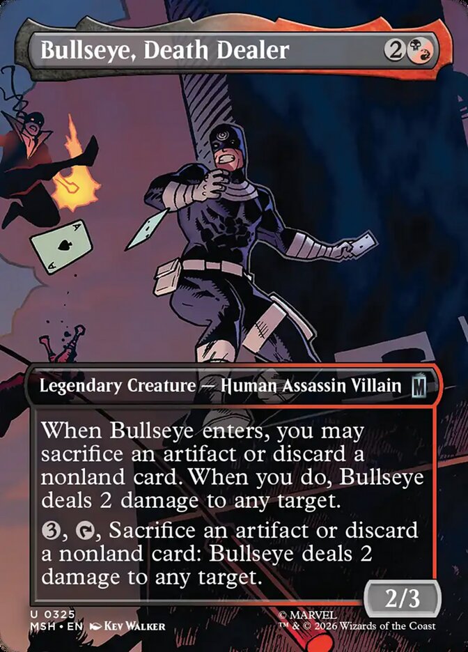 Bullseye, Death Dealer Borderless Scene Foil