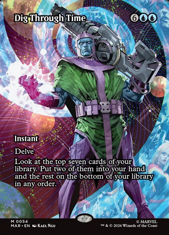 Dig Through Time Borderless Foil