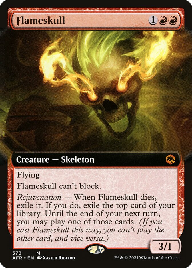Flameskull Extended Art