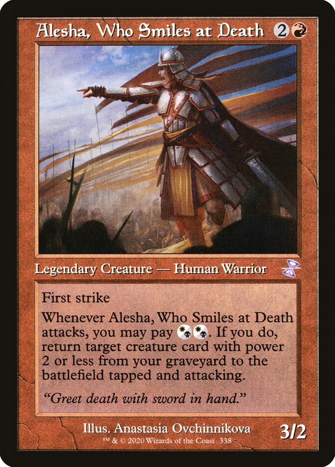 Alesha, Who Smiles at Death Old Frame