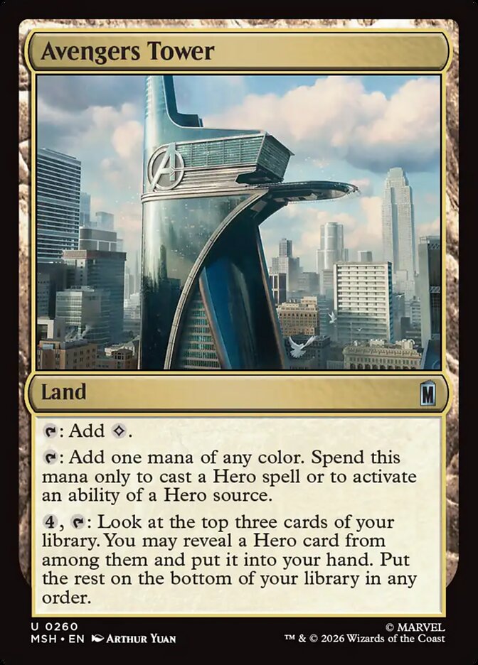 Avengers Tower Foil