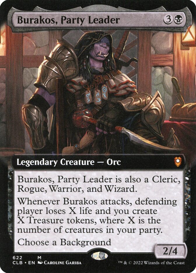 Burakos, Party Leader Extended Art