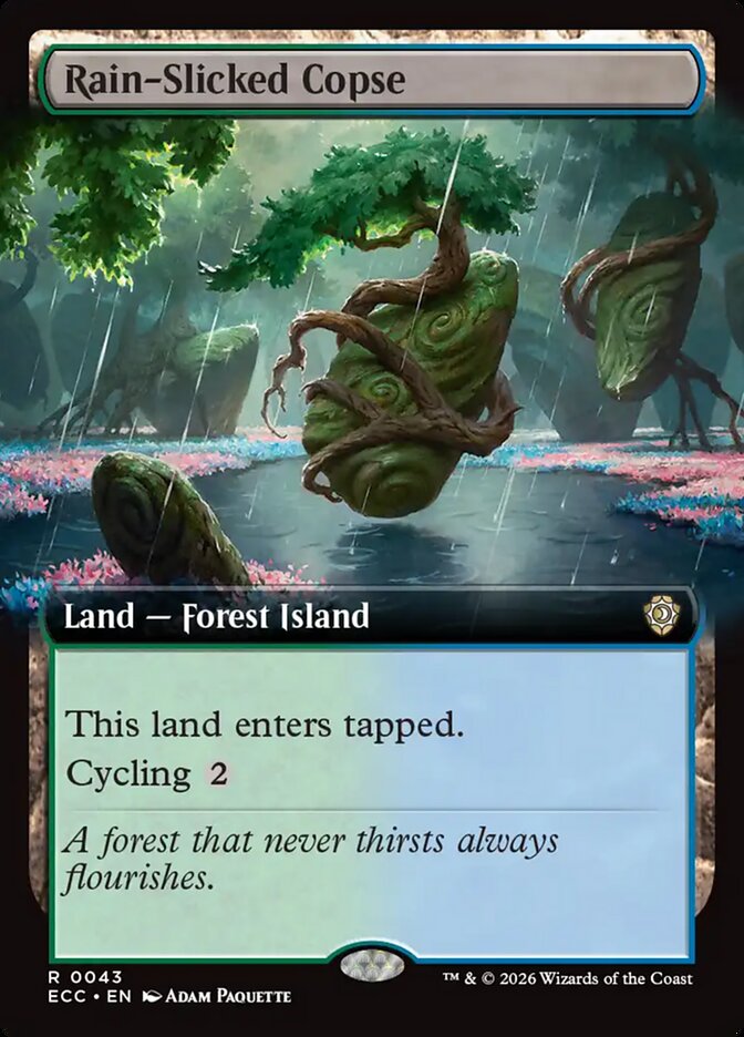 Rain-Slicked Copse Extended Art