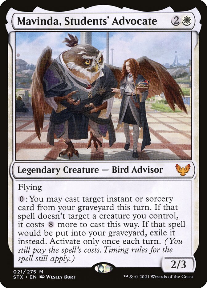 Mavinda, Students' Advocate Foil