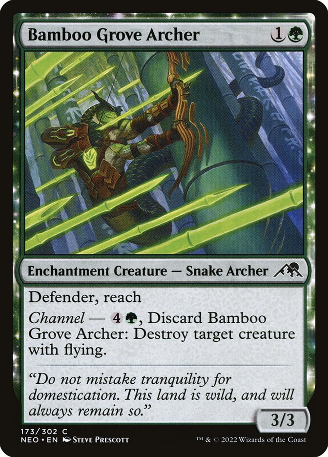 Bamboo Grove Archer Foil