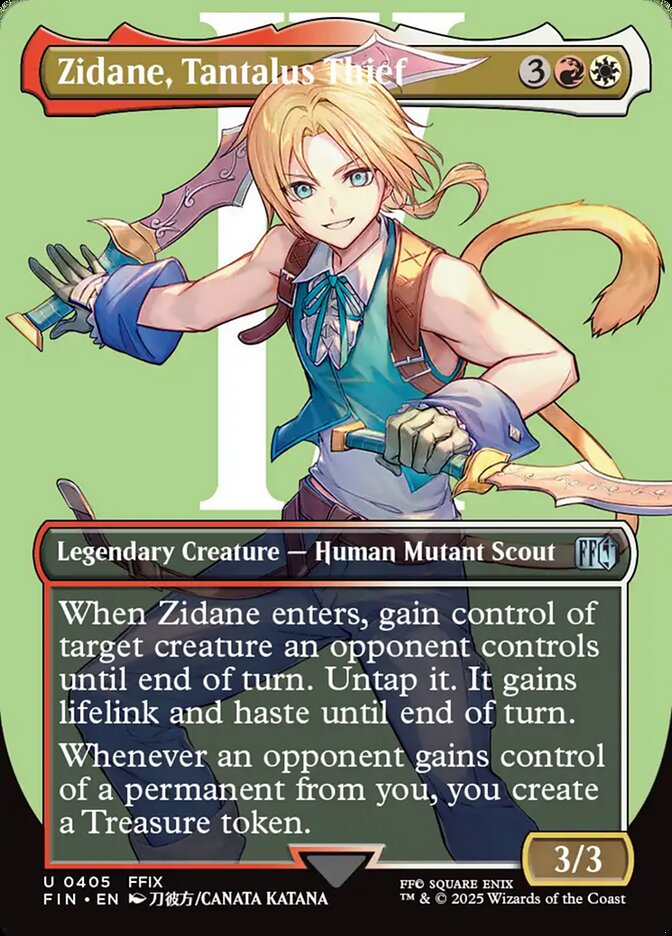 Zidane, Tantalus Thief Borderless