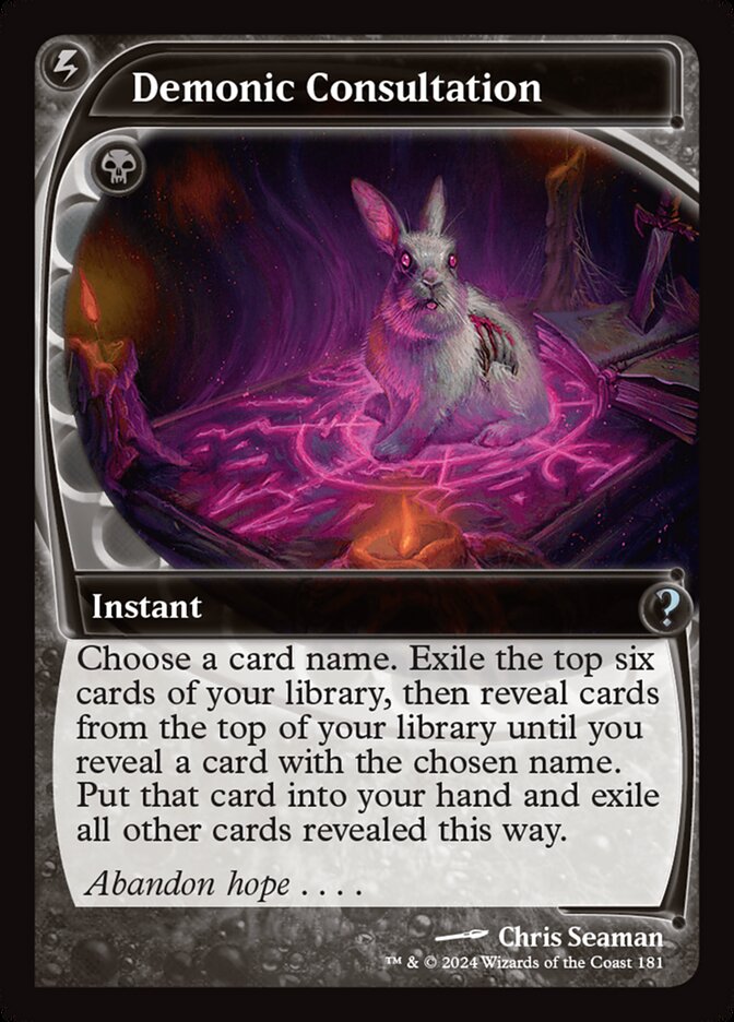 Demonic Consultation Future Frame