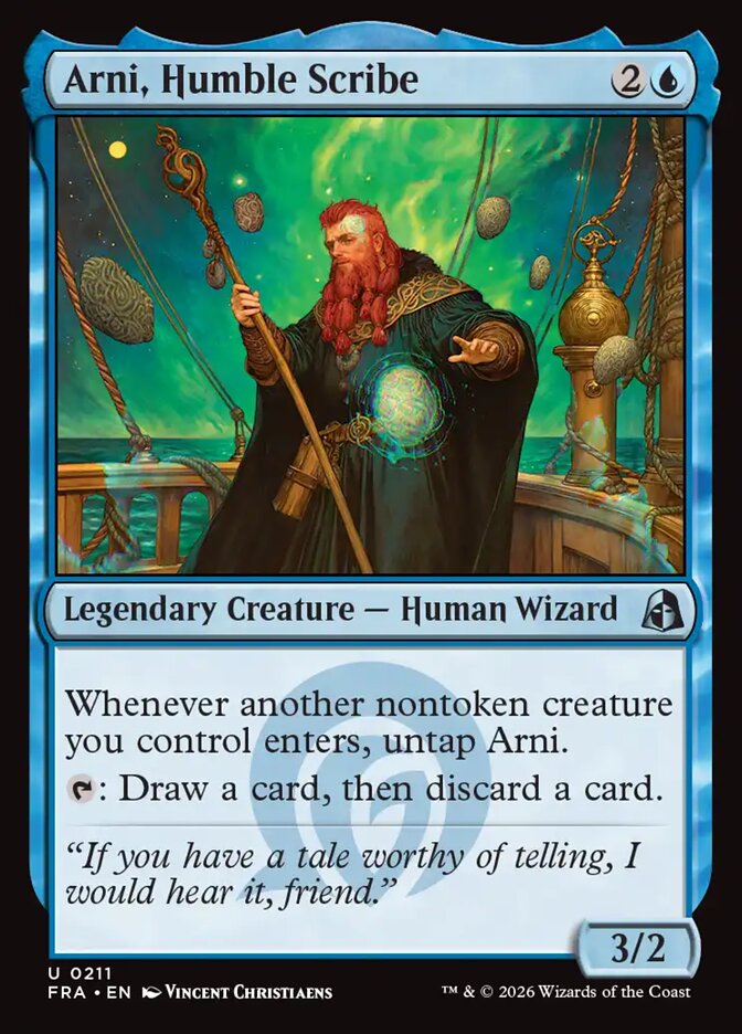 Arni, Humble Scribe Foil