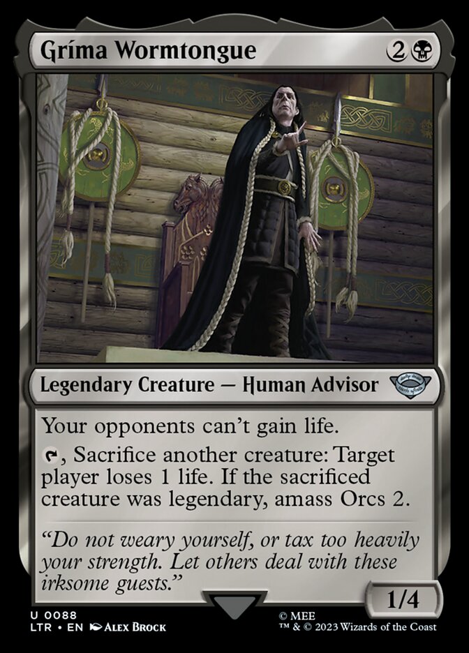 Gríma Wormtongue Foil