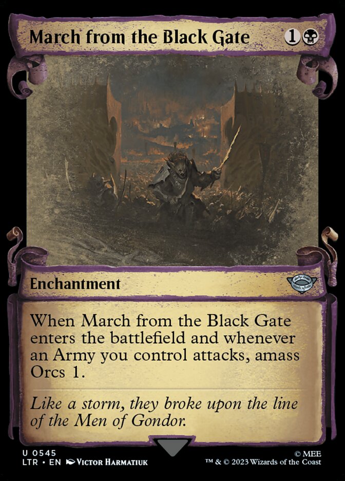 March from the Black Gate Showcase