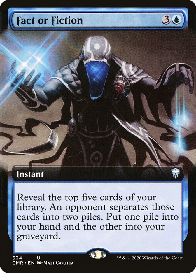 Fact or Fiction Extended Art Foil