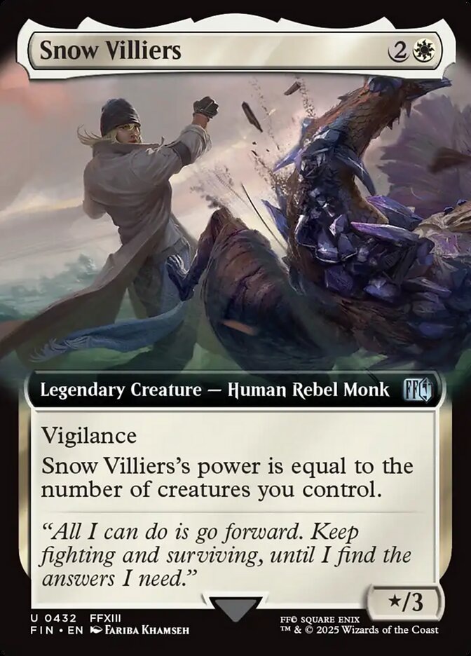 Snow Villiers Extended Art