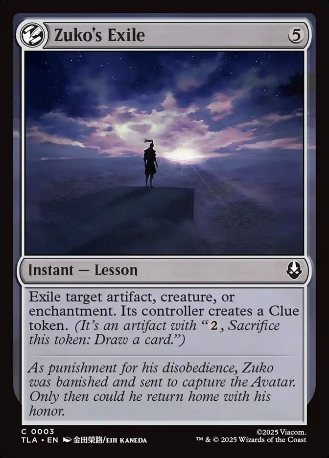 Zuko's Exile Foil