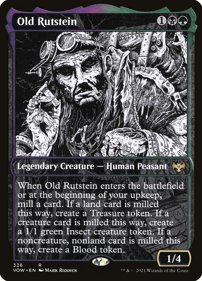 Old Rutstein Showcase Foil