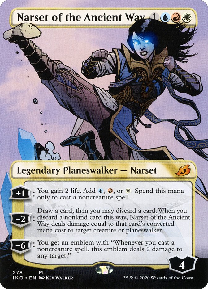Narset of the Ancient Way Borderless Foil