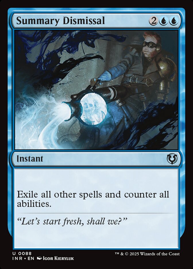 Summary Dismissal Foil
