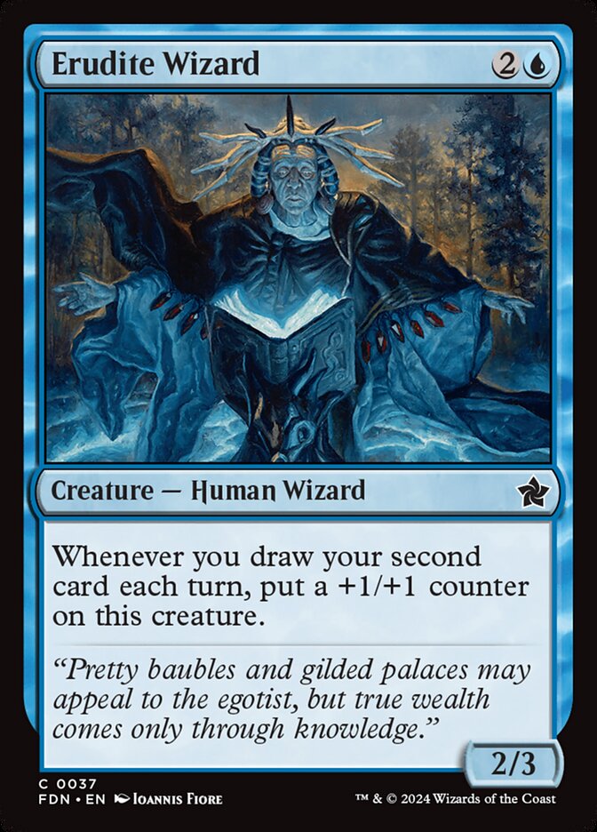 Erudite Wizard Foil