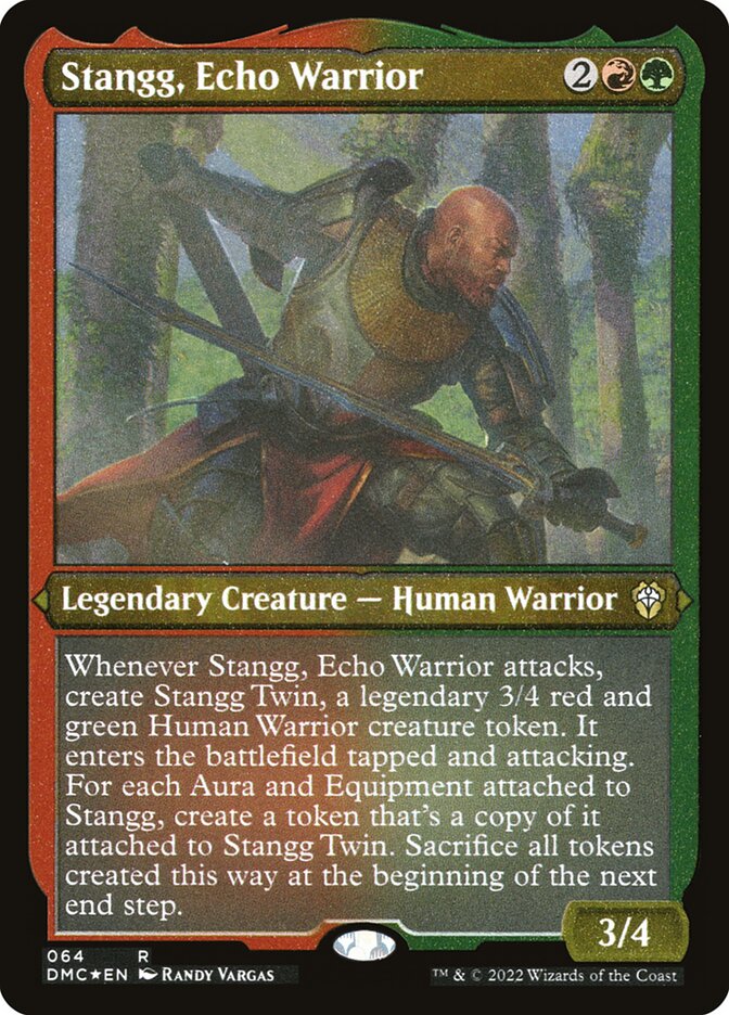 Stangg, Echo Warrior Etched Foil