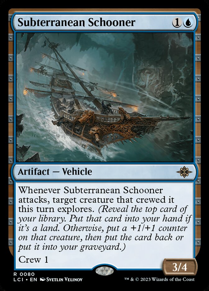 Subterranean Schooner Foil