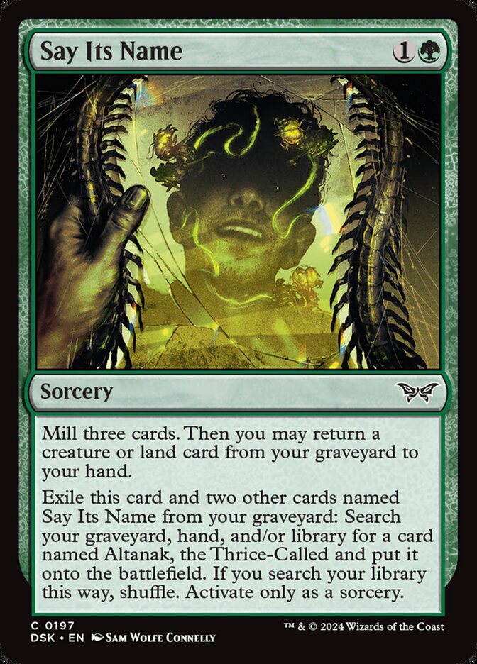 Say Its Name Foil