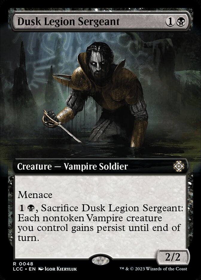 Dusk Legion Sergeant Extended Art