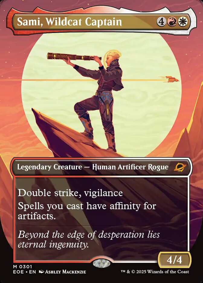 Sami, Wildcat Captain Borderless Foil