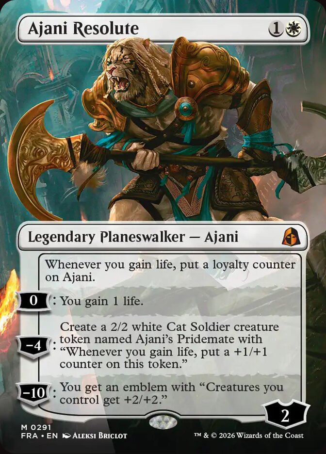 Ajani Resolute Borderless Echoed