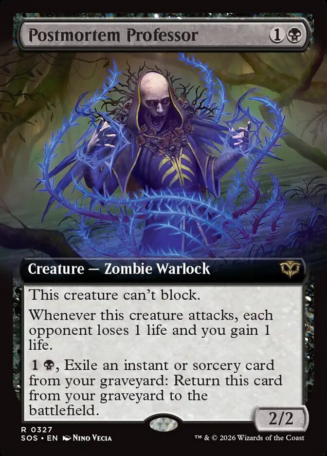 Postmortem Professor Extended Art Foil