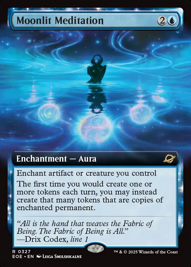 Moonlit Meditation Extended Art Foil