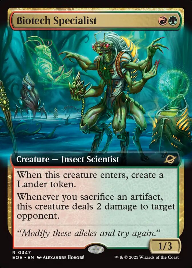 Biotech Specialist Extended Art Foil