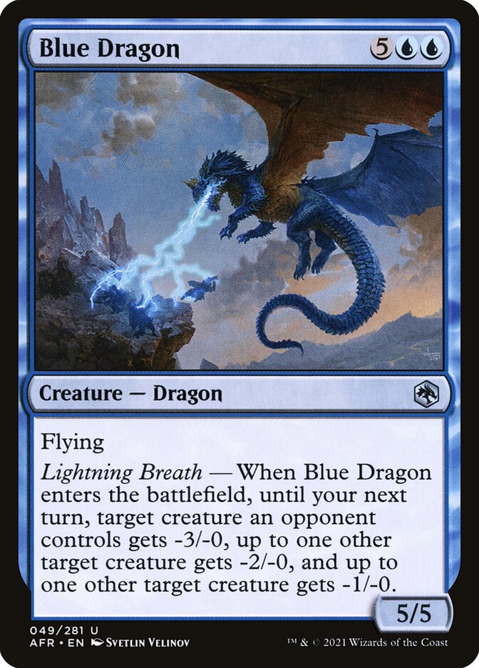Blue Dragon Foil