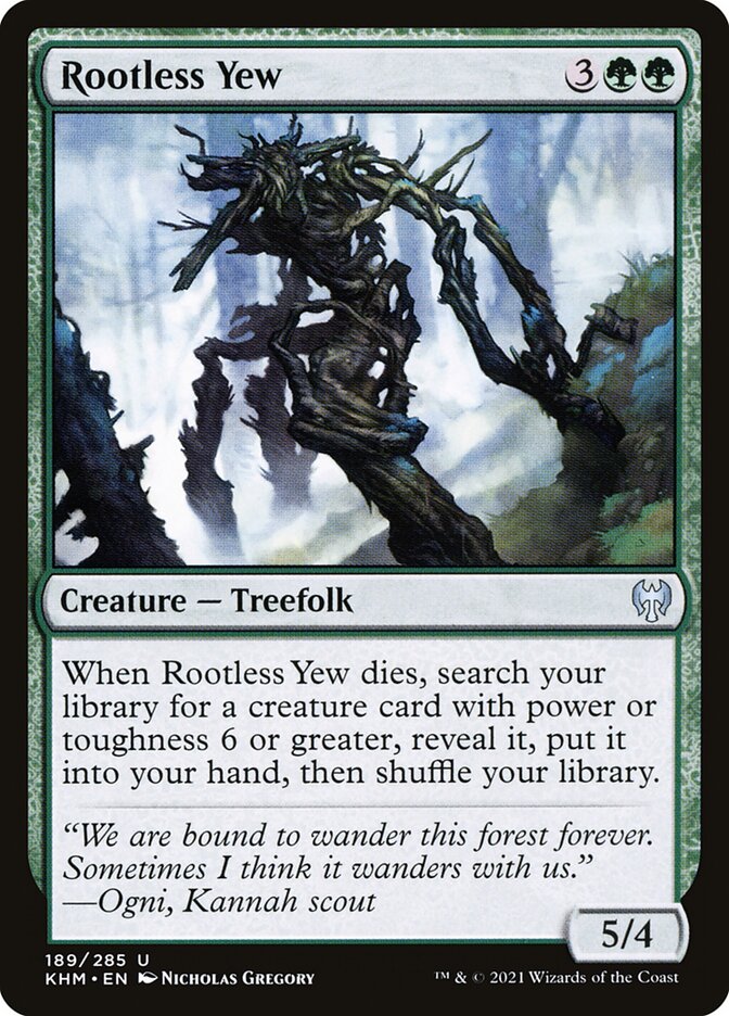 Rootless Yew Foil