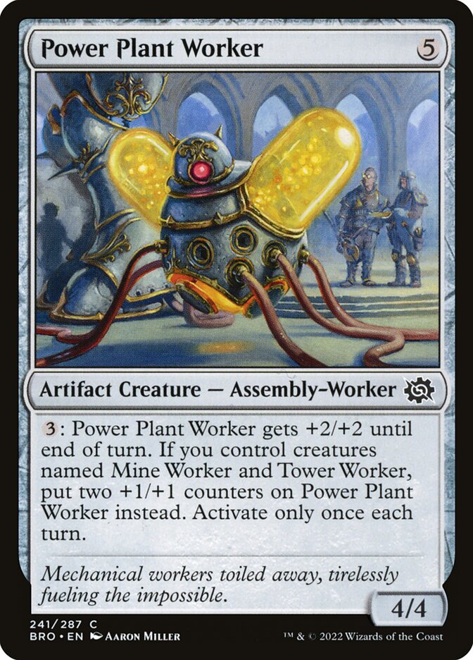 Power Plant Worker Foil