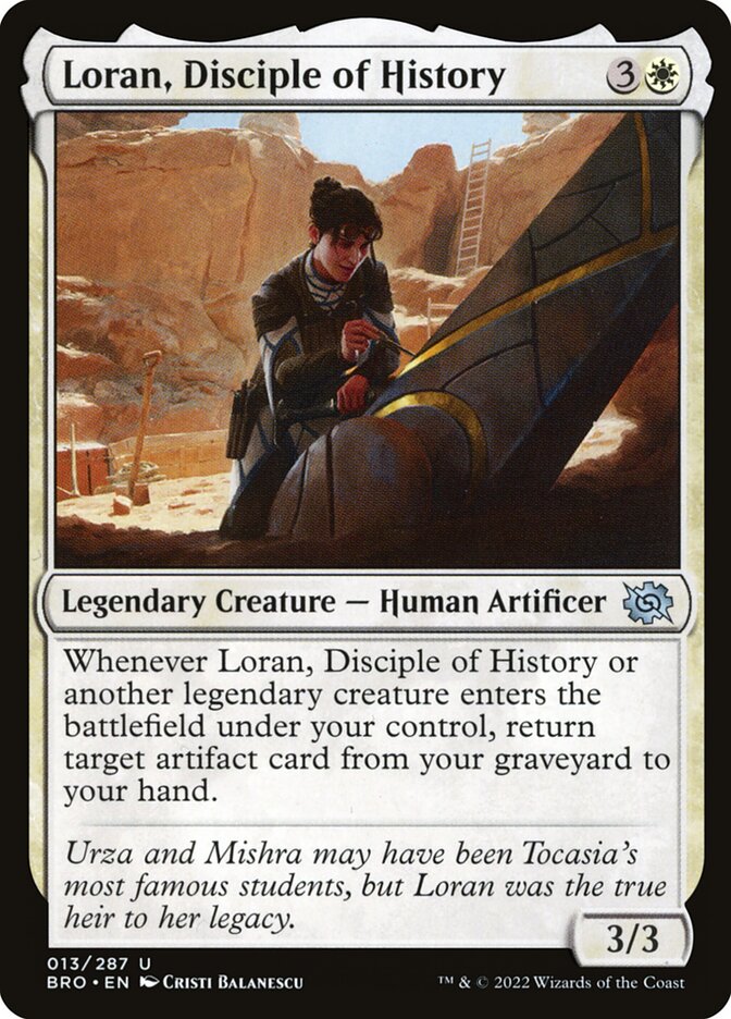 Loran, Disciple of History Foil