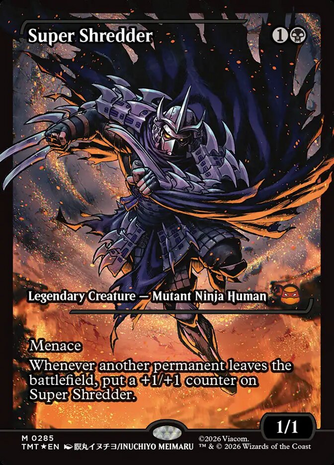 Super Shredder Japan Showcase Foil