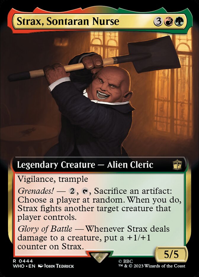 Strax, Sontaran Nurse Extended Art Foil