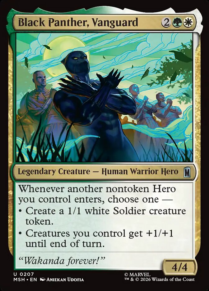 Black Panther, Vanguard Foil