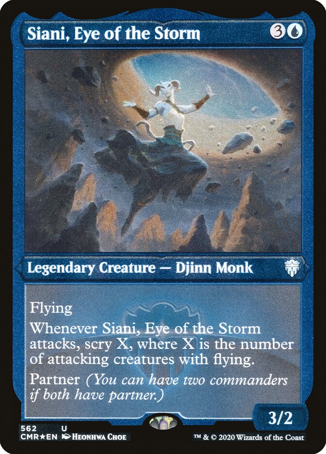 Siani, Eye of the Storm Etched Foil
