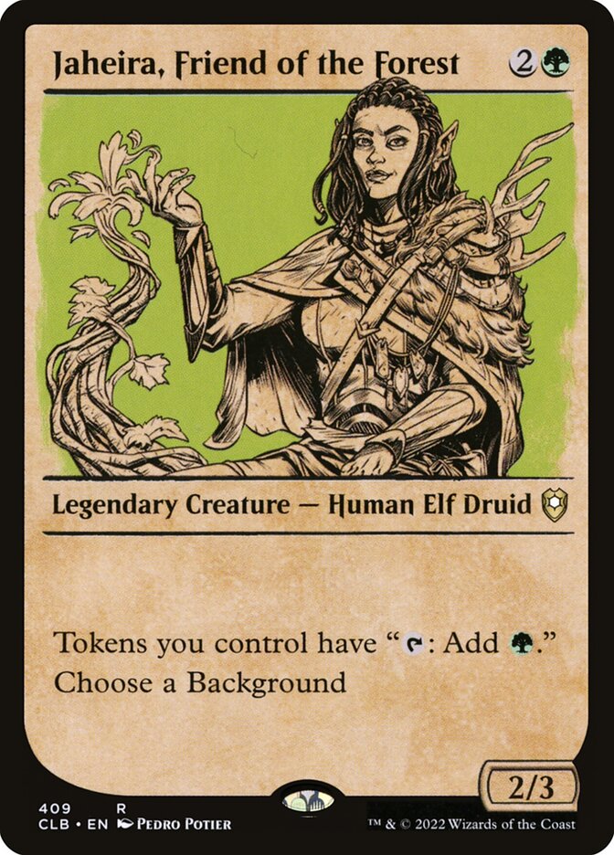 Jaheira, Friend of the Forest Showcase Foil