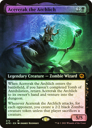 Acererak the Archlich Extended Art Foil
