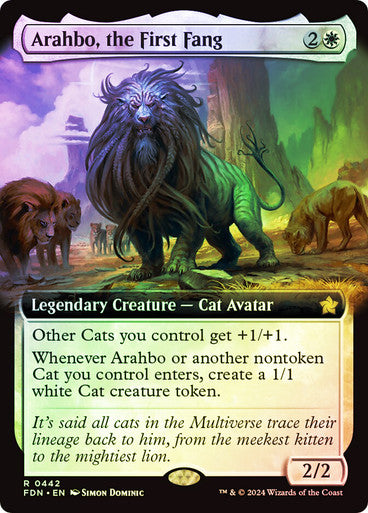 Arahbo, the First Fang Extended Art Foil